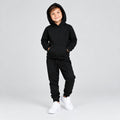 Black Comfort Hooded Jogger Set